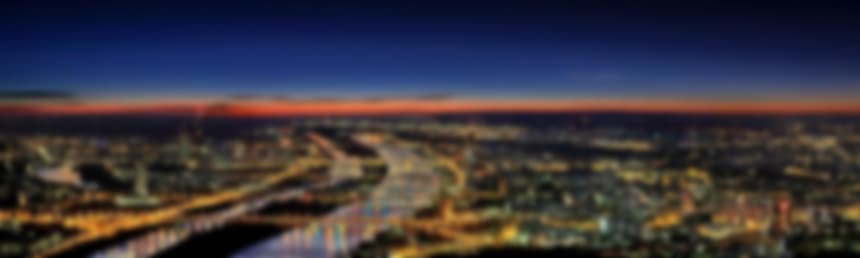 Donaustadt Wien bei Nacht