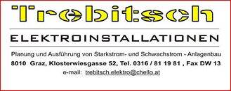 Firmenlogo Elektroinstallationen Trebitsch