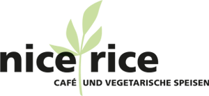 Firmenlogo nice rice - Cafe mit vegetarischen Speisen - Giti Peyman
