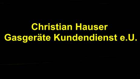 Firmenlogo Gasgeräte Kundendienst  - Christian Hauser