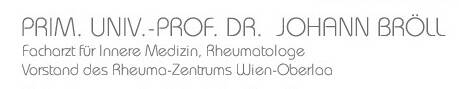 Firmenlogo Ordination Prim Prof. Dr. Hans Bröll - Facharzt für Innere Medizin, Facharzt für Rheumatologie