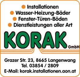 Firmenlogo KORAK GmbH Installationen