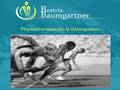 Beatrix Baumgartner - Praxis für Physiotherapie & Osteopathie