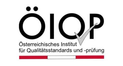 Firmenlogo ÖIQP Österreichisches Institut für Qualitätsstandards und -prüfung