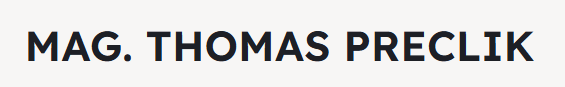 Firmenlogo Rechtsanwalt Mag. Thomas Preclik